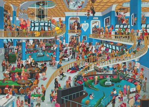 Heye Puzzel Puz.Chaotic Casino 1000 3-hk.