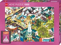 Heye legpuzzel Tarantino Films 1000 stukjes - film puzzel-2