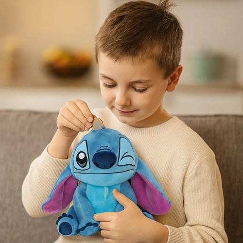 OttoSimon tirelire peluche Stitch 20cm cadeau Disney décoration-3