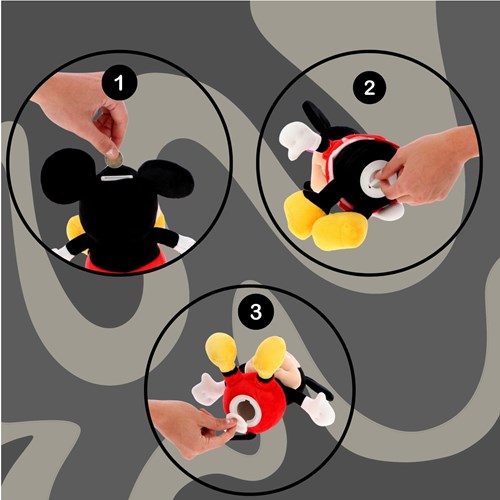 OttoSimon tirelire peluche Mickey Mouse 20 cm cadeau Disney-3