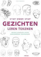 Deltas gezichten tekenen stap voor stap creatief boek voor kinderen