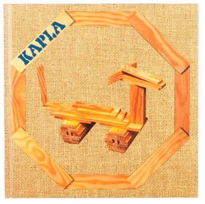 Kapla  houten bouwplankjes boek bruin vol. 4