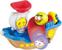 Play bateau pirate de bain avec toboggan - jouet d'eau pour enfants-2