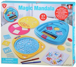 Playgo mandala tekenset creatief speelgoed - 27-delig mandala set