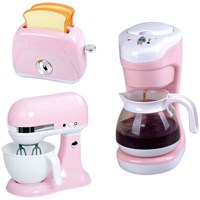 Play speelgoed keukenapparatuur roze set - mixer, koffiezetapparaat, broodrooster-2