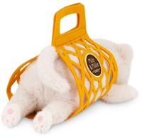 Orange Toys knuffel kat Milo wit 35 cm pluche speelgoed-3