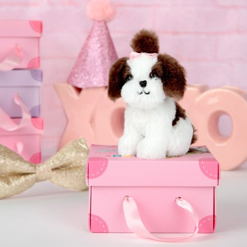 Studio Pets peluche chien Shih Tzu Sammy avec valisette et autocollants-3