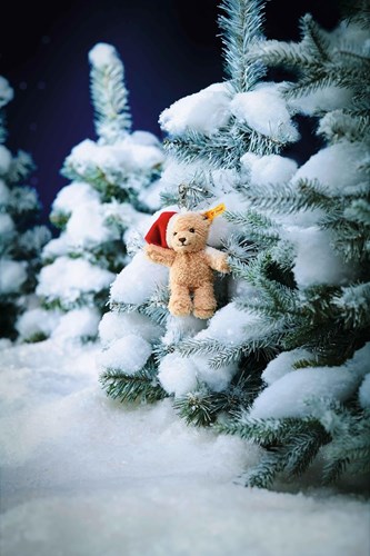 Steiff knuffel hanger Ben teddybeer Cosy Christmas kerstcadeau-2