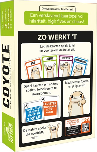 Exploding Kittens jeu de cartes Coyote - jeu de société familial stratégique-3