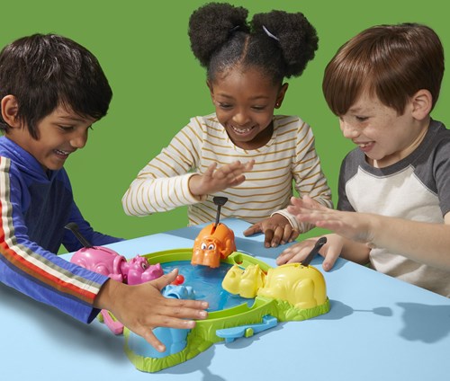 Hasbro bordspel Hungry Hungry Hippos - kleurrijk familiespel (Engelstalig)-3