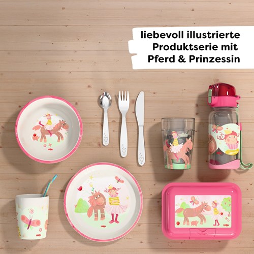 Haba gobelet princesse et cheval - tasse enfant mélamine sans BPA-3
