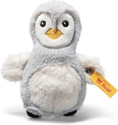 Steiff knuffel pinguïn rammelaar grijpspeelgoed 11 cm zacht pluche