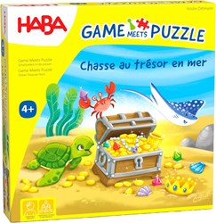 Haba spel & puzzel Schatzoeken in de oceaan - educatief kinderspel karton
