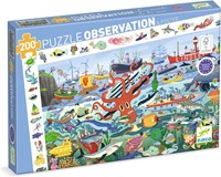 Djeco puzzle - puzzle d'observation Les secrets de la mer 200 pièces FSC