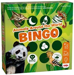 Haba jeu - jeu de bingo éducatif Animals around the world pour enfants