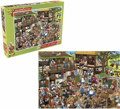 Goliath puzzle artistique Jan Steen - 1000 pièces - Gallery Edition-2