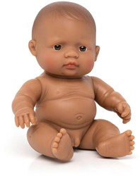 Miniland Poupée Bébé Garçon Latin 21cm - Poupée Réaliste - Jouet