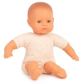 Miniland Babypop Europees 32cm - Zachte pop voor kinderen