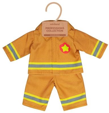 Miniland poppenkleding brandweerman 38cm - educatief speelgoed-2