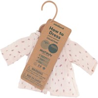 Miniland tenue poupée fille 38cm bordeaux textile-3