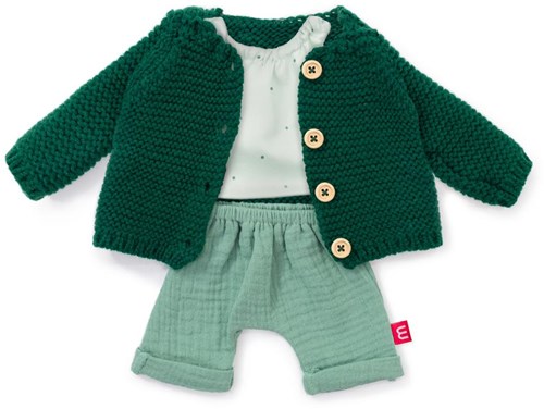 Miniland poppenkleding jongen 38cm set - poppenoutfit katoen