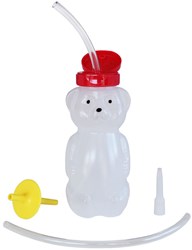 ARK Therapeutic bouteille d'apprentissage boire à la paille multicolore Drinkflesset die helpt bij het aanleren van rietjesdrinken, ideaal voor beginners of een zwakke zuigkracht.