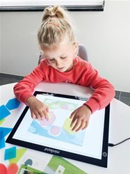 Miniland Lightpad - Geometrievormen educatief speelgoed transparant
