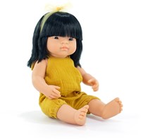 Miniland poupée fille asiatique 38cm - poupée jouet éducatif