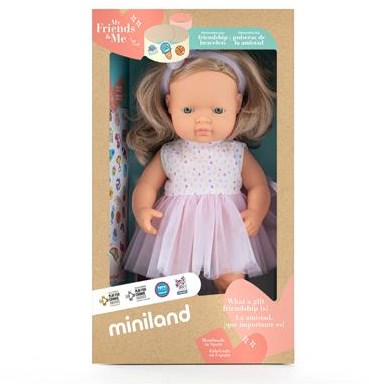 Miniland Pop Europees Meisje 38cm - Speelgoedpop voor kinderen-3