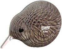 Eugy puzzle 3D oiseau kiwi brun jouet animal carton durable