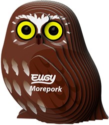Eugy Puzzle 3D - Boeboekuil - Kit créatif animal en carton