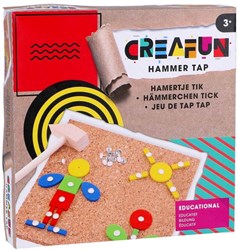 Creafun jeu de marteau jouet en bois 74 pièces jeu éducatif enfants