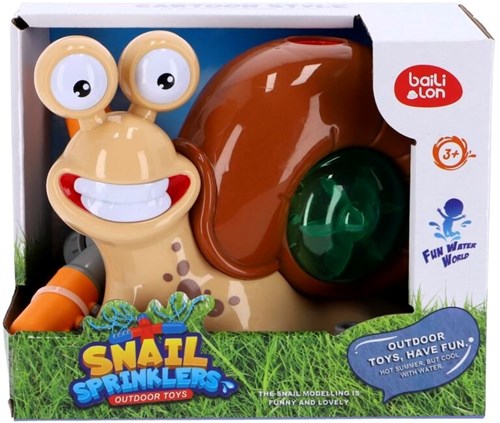 KiddyGo waterspeelgoed slak - kleurrijke sproeier voor buitenplezier-2