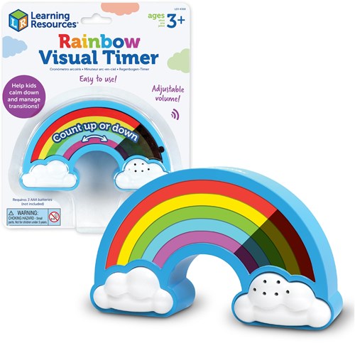 Learning Resources educatieve regenboog timer voor kinderen - visuele tijdklok