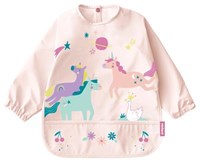 Miniland bavoir à manches - bavoir imperméable pour enfants - multicolore