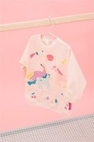 Miniland bavoir à manches - bavoir imperméable pour enfants - multicolore-2
