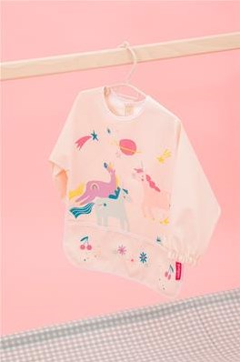 Miniland bavoir à manches - bavoir imperméable pour enfants - multicolore-2