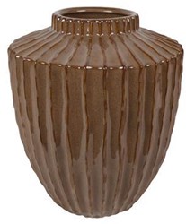 Countryfield Vaas Duuk M bruin Ø27x32cm