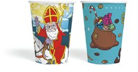 Papieren Bekers 210ml Sinterklaas - 8st.