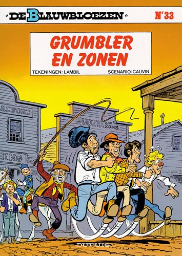 Standaard stripboek De Blauwbloezen 33 Grumbler en zonen avontuur