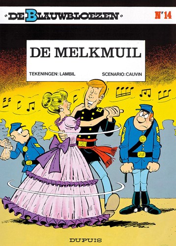 Standaard stripboek De Blauwbloezen 14 Melkmuil avontuur