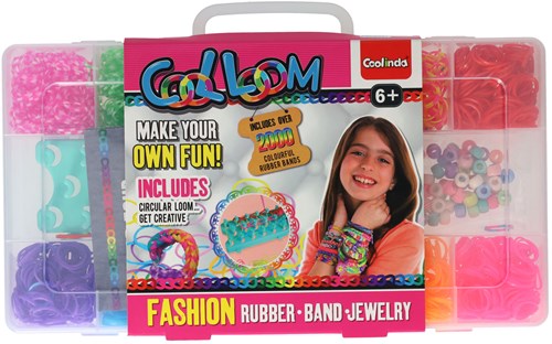 Set élastiques loom boîte de rangement 2000pcs - Créer des bracelets loom
