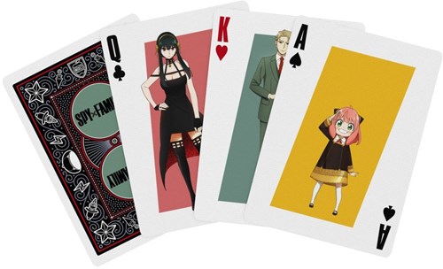Bicycle Cartes à Jouer Premium Spy X Family Poker Manga & Anime Collection-2