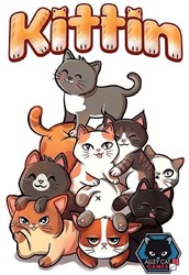 Asmodee jeu de chat Kittin - jeu d'empilement rapide pour enfants