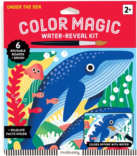 Mudpuppy Magisch Waterschilderen Zeeleven - Creatief Speelgoed voor Kinderen