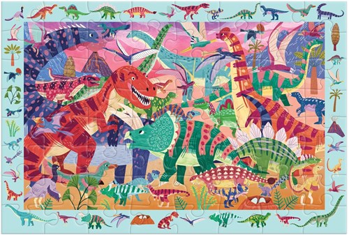 Mudpuppy puzzel dinosaurus - educatief zoek en vind speelgoed