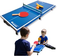 Schildkröt mini tafeltennistafel set - compact tafeltennis plezier