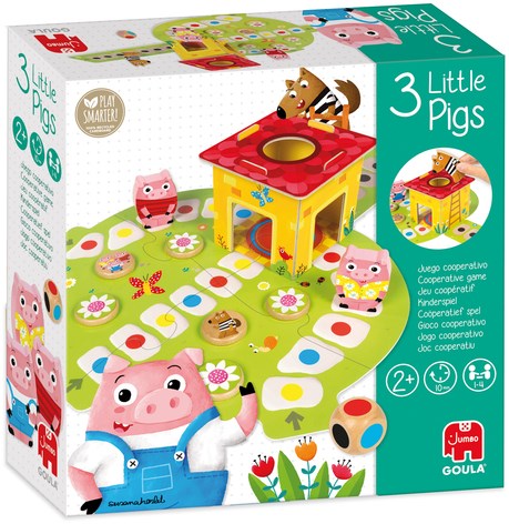 Jumbo peuterspel 3 Little Pigs - educatief speelgoed voor kleuters