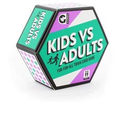 Professor Puzzle kaartspel Hexagon Kids vs Adults familie quiz