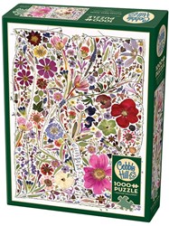 Cobble Hill puzzle 1000 pièces - puzzle fleurs Flower Press Printemps